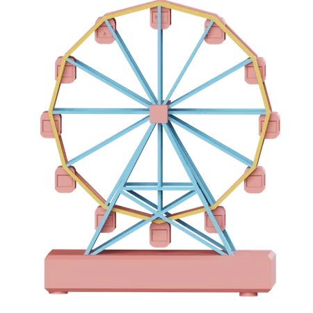Grande roue  3D Icon