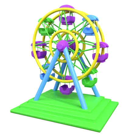 Grande roue  3D Icon