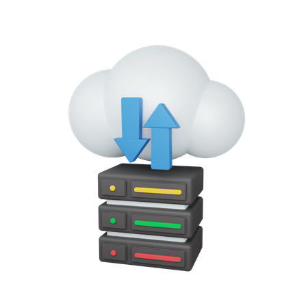 Grandes datos  3D Icon