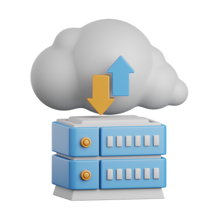 Grandes datos  3D Icon