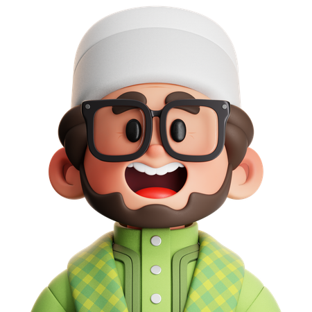 祖父  3D Icon