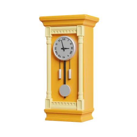 Grandfather Clock  3D Icon