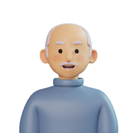 Grandpa  3D Icon