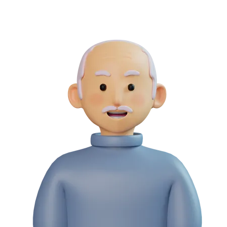 Grandpa  3D Icon