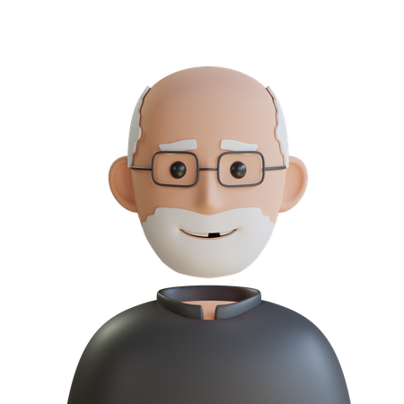 Grandpa  3D Icon