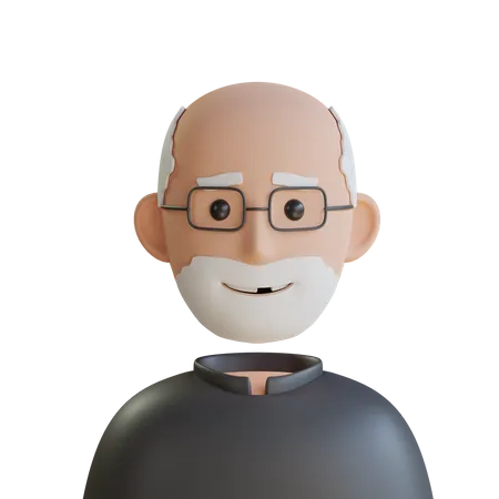 Grandpa  3D Icon