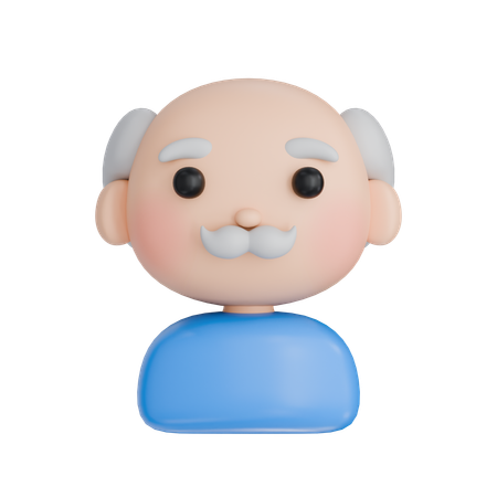Grandpa  3D Icon