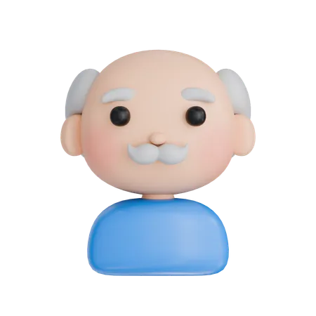 Grandpa  3D Icon