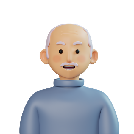 Grandpa  3D Icon