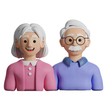 Grandparents  3D Icon