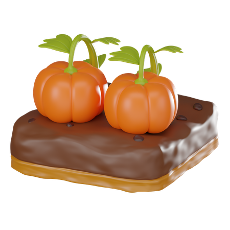 Granja de calabazas  3D Icon