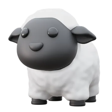 Granja de ovejas  3D Icon