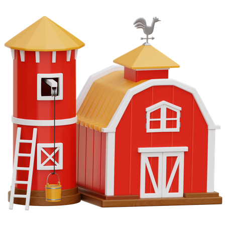 Niños de granja  3D Icon