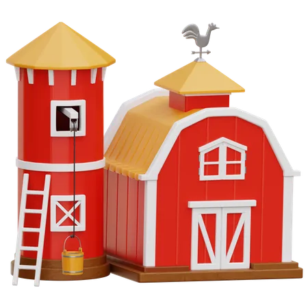 Niños de granja  3D Icon