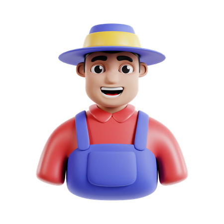 Agricultor  3D Icon