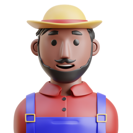 Agricultor  3D Icon