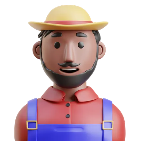 Agricultor  3D Icon