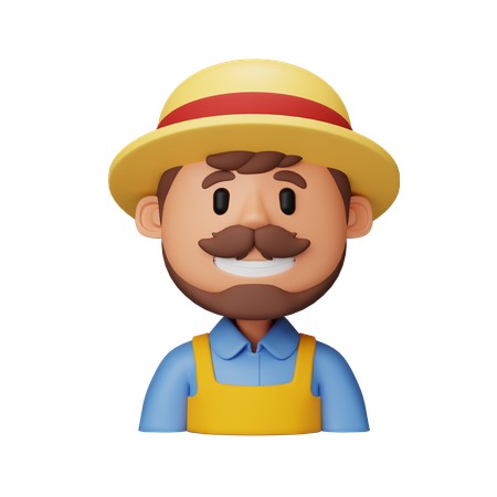 Agricultor  3D Icon