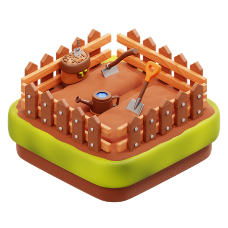 Agricultor  3D Icon