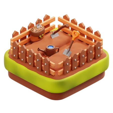 Agricultor  3D Icon