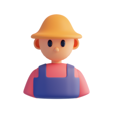 Agricultor  3D Icon