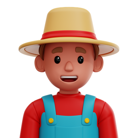 Agricultor  3D Icon