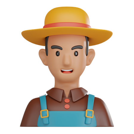 Agricultor  3D Icon