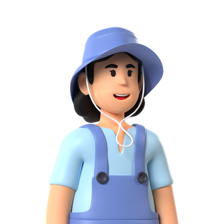 Agricultor  3D Icon