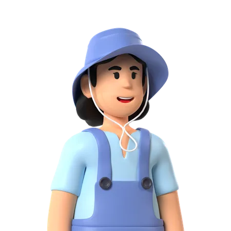 Agricultor  3D Icon