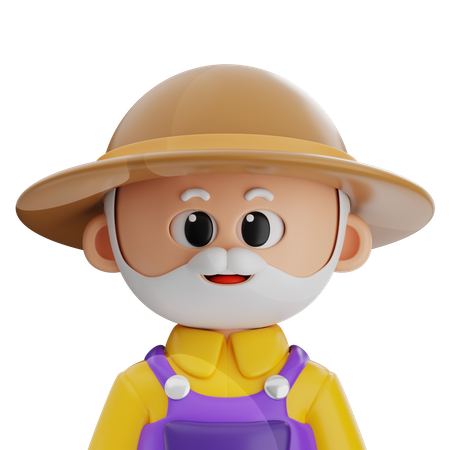 Agricultor  3D Icon