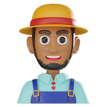 Agricultor  3D Icon