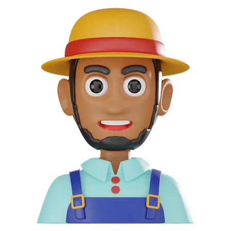 Agricultor  3D Icon