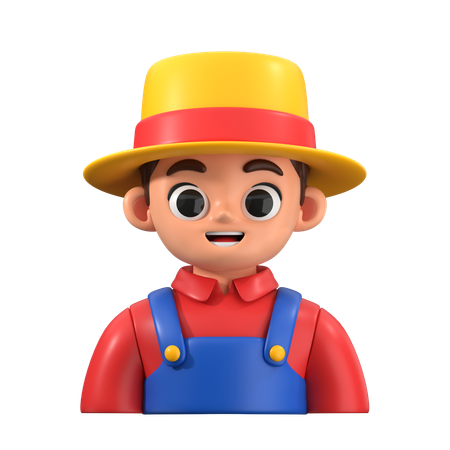 Agricultor  3D Icon