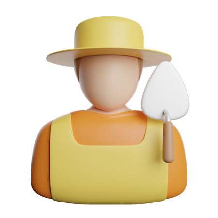 Agricultor  3D Icon