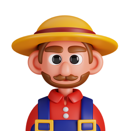 Agricultor  3D Icon