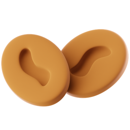 Grãos de café  3D Icon