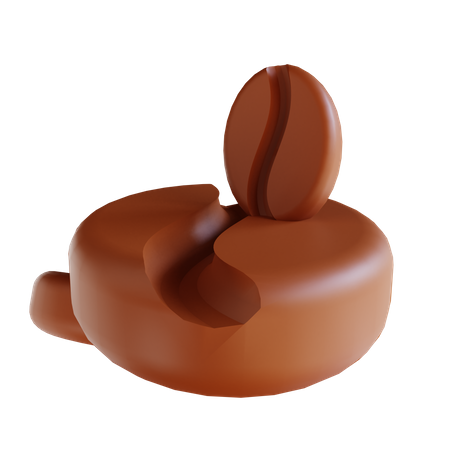 Grãos de café  3D Icon