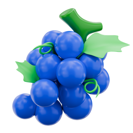Grape  3D Icon