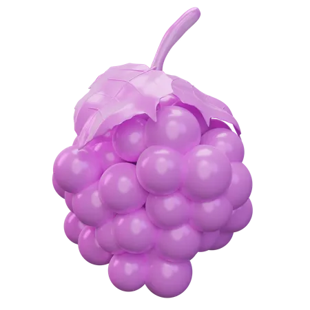 Grape  3D Icon