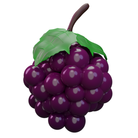 Grape  3D Icon