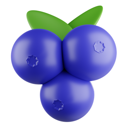 Grape  3D Icon