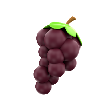 Grape  3D Icon