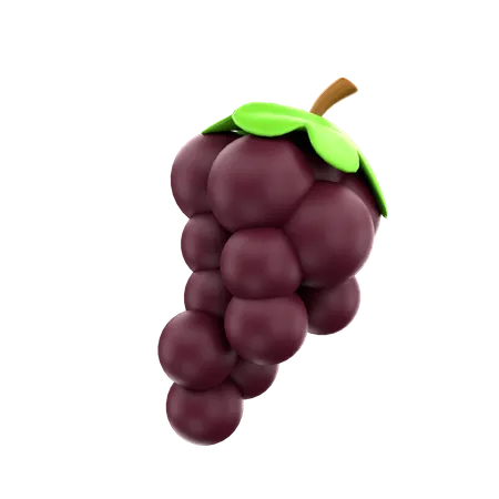 Grape  3D Icon