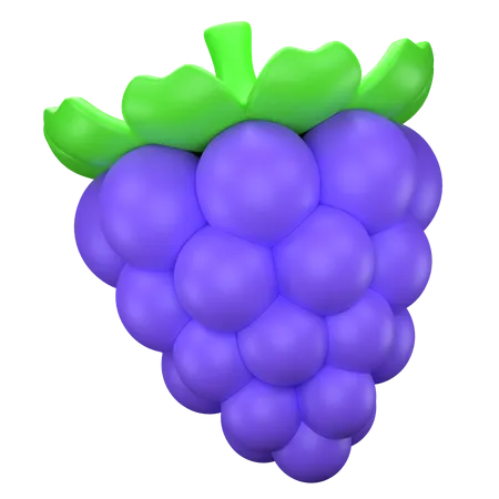 Grape  3D Icon