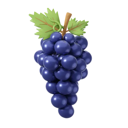 Grape Bunch  3D Icon