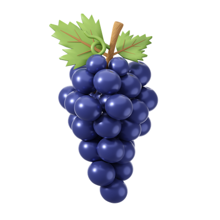 Grape Bunch  3D Icon