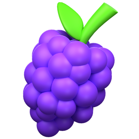 Grape Bunch  3D Icon