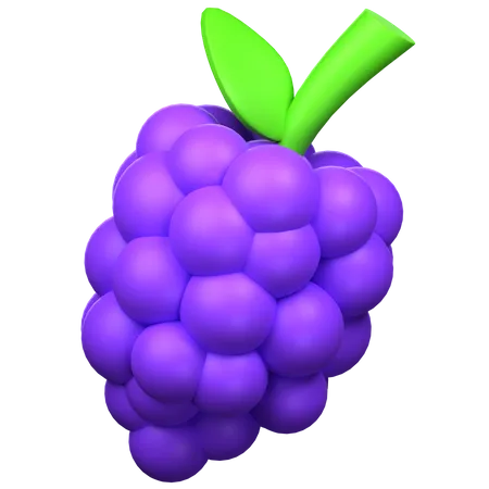 Grape Bunch  3D Icon