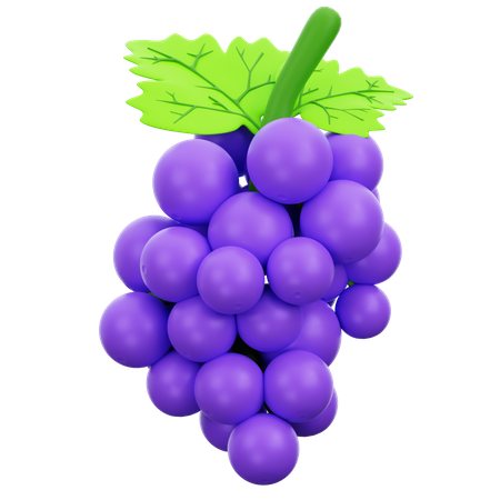 Grape Bunch  3D Icon