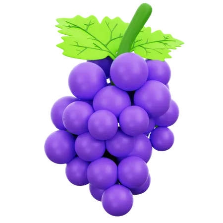 Grape Bunch  3D Icon